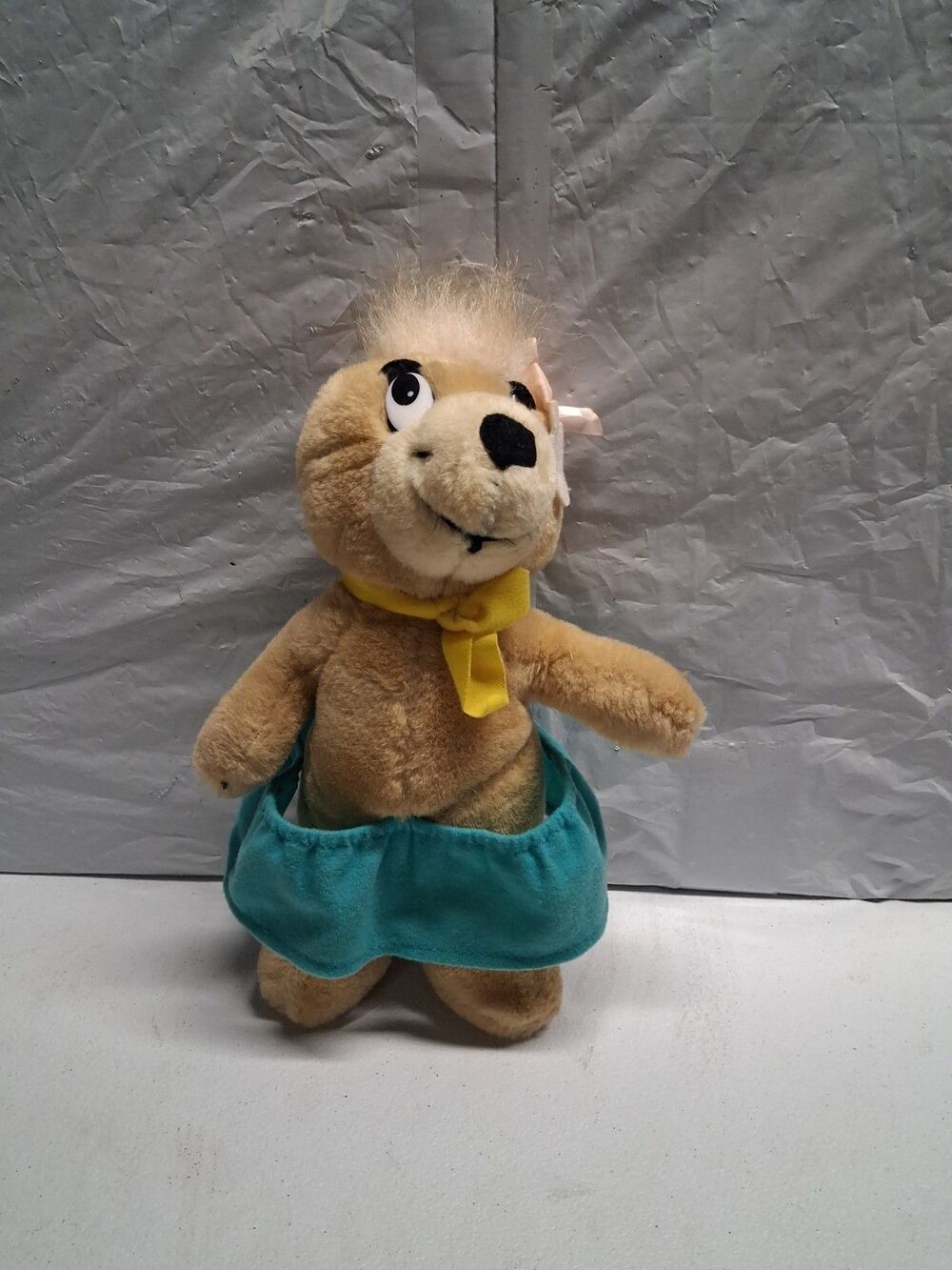 Vintage 1991 Hanna-Barbera Cindy Bear Plush Toy Yogi Bear Korea 10 Inch Stuffed